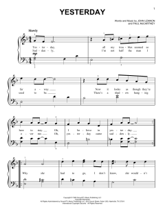 Yesterday von The Beatles (Download) 