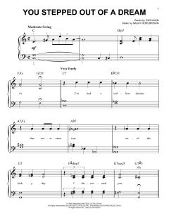 You Stepped Out Of A Dream von Nacio Herb Brown (Download) 