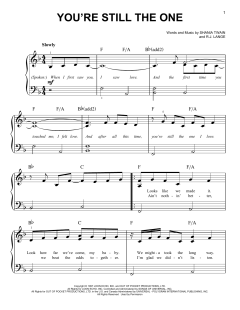 You're Still The One von Shania Twain (Download) 