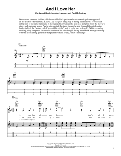 And I Love Her von The Beatles (Download) 