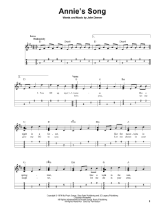 Annie's Song von John Denver (Download) 