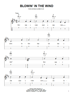Blowin' In The Wind von Bob Dylan (Download) 