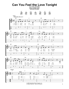 Can You Feel The Love Tonight von Elton John (Download) 