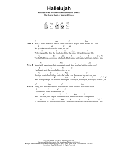 Hallelujah von Leonard Cohen (Download) 