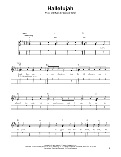 Hallelujah von Leonard Cohen (Download) 