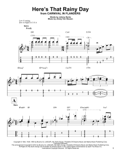 Here's That Rainy Day von Johnny Burke (Download) 