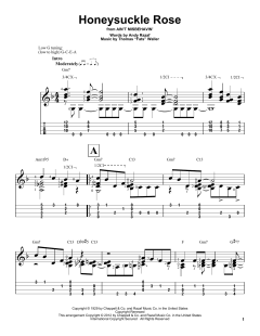 Honeysuckle Rose von Django Reinhardt (Download) 