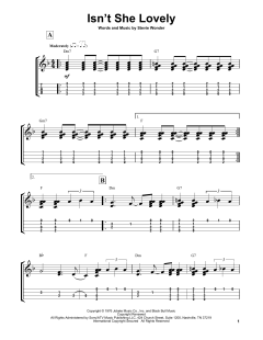 Isn't She Lovely von Stevie Wonder (Download) 