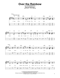 Over The Rainbow von Harold Arlen (Download) 