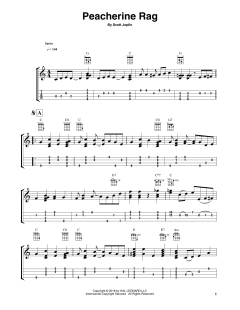 Peacherine Rag von Scott Joplin (Download) 