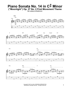 Piano Sonata No. 14 In C# Minor von Ludwig van Beethoven (Download) 