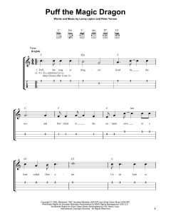 Puff The Magic Dragon von Peter, Paul & Mary (Download) 