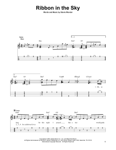 Ribbon In The Sky von Stevie Wonder (Download) 