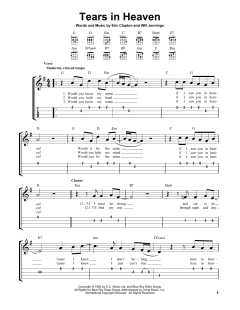 Tears In Heaven von Eric Clapton (Download) 