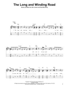 The Long And Winding Road von The Beatles (Download) 