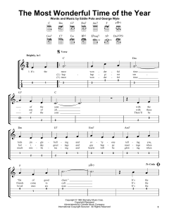 The Most Wonderful Time Of The Year von George Wyle (Download) 