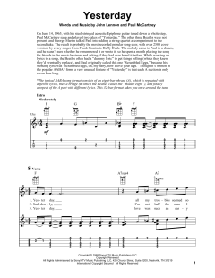 Yesterday von The Beatles (Download) 