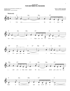 (I Love You) For Sentimental Reasons von King Cole Trio (Download) 