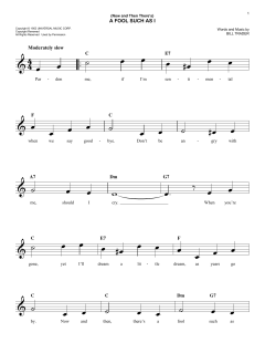 (Now And Then There's) A Fool Such As I von Bob Dylan (Download) 