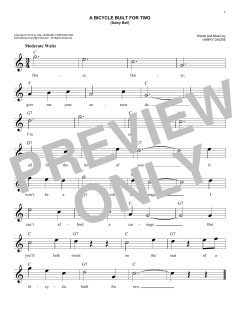 A Bicycle Built For Two von Harry Dacre (Download) 