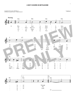 A Boy Is Born In Bethlehem (Download) 