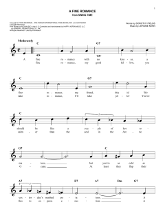 A Fine Romance von Dorothy Fields (Download) 