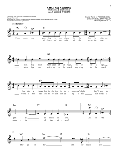 A Man And A Woman von Francis Lai (Download) 