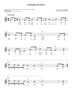 A Marshmallow World von Carl Sigman (Download) 