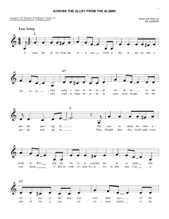 Across The Alley From The Alamo von Joe Greene (Download) 