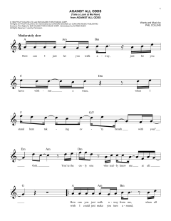 Against All Odds von Phil Collins (Download) 