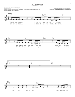 All By Myself von Celine Dion (Download) 