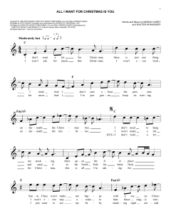 All I Want For Christmas Is You von Mariah Carey (Download) 