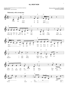 All Right Now von Free (Download) 