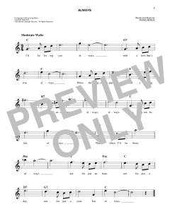 Always von Irving Berlin (Download) 