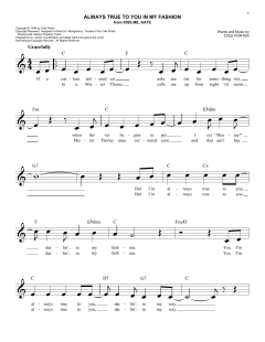 Always True To You In My Fashion von Cole Porter (Download) 
