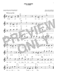 April Showers von Al Jolson (Download) 