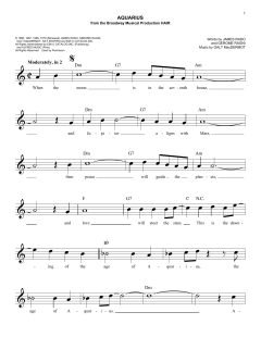 Aquarius von James Rado (Download) 