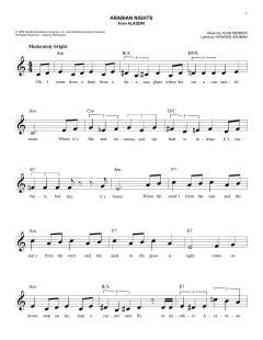 Arabian Nights von Alan Menken (Download) 