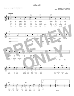 Aura Lee von George R. Poulton (Download) 