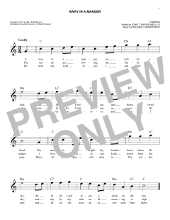 Away In A Manger von William J. Kirkpatrick (Download) 