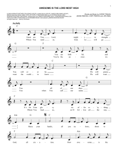 Awesome Is The Lord Most High von Brenton Brown (Download) 