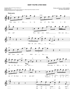 Baby You're A Rich Man von The Beatles (Download) 