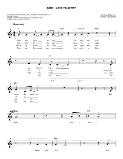 Baby, I Love Your Way von Peter Frampton (Download) 