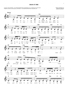 Back At One von Brian McKnight (Download) 