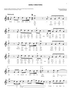 Barely Breathing von Duncan Sheik (Download) 