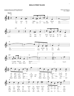 Beale Street Blues von William Christopher Handy (Download) 