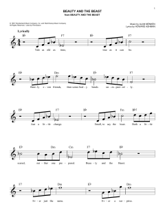 Beauty And The Beast von Alan Menken (Download) 