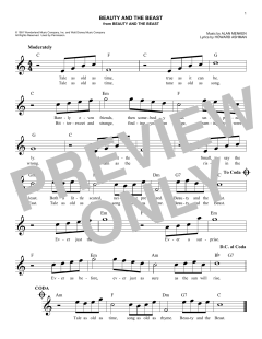 Beauty And The Beast von Alan Menken (Download) 