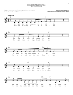 Because It's Christmas von Barry Manilow (Download) 