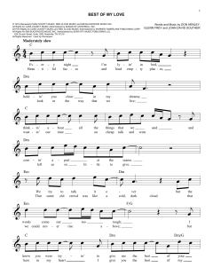 Best Of My Love von The Eagles (Download) 